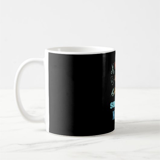 Schöne, unheimlich Phantastische chirurgische Kran Kaffeetasse (Links)