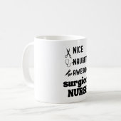 Schöne, unheimlich Phantastische chirurgische Kran Kaffeetasse (Vorderseite Links)