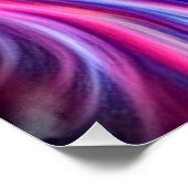 Schöne Unicorns Vollblühen Grafik Poster (Ecke)