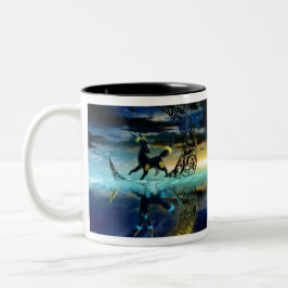 Schöne universelle Umbreon Zweifarbige Tasse