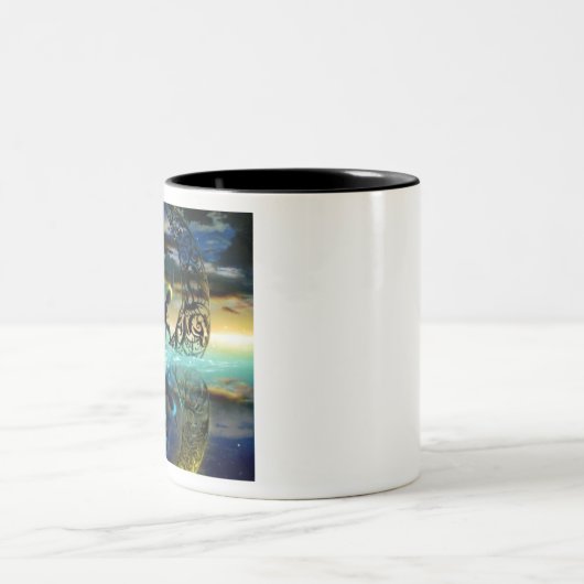 Schöne universelle Umbreon Zweifarbige Tasse (Mittel)