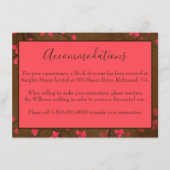 Schöne Unterkünfte Begleitkarte (Vorderseite)