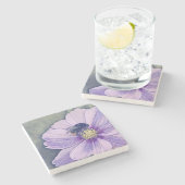 Schöne Untersetzer aus Hummelstein (Seitenansicht)