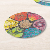 Schöne Untersetzer mit farbenfroher Mosaik-Gestalt (Angewinkelt)