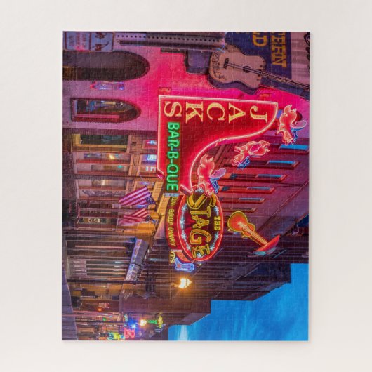 Schöne Unterstadt Nashville Tennessee Puzzle (Vertikal)