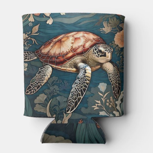 Schöne Unterwasserschildkröte Dosenkühler (Rückseite)