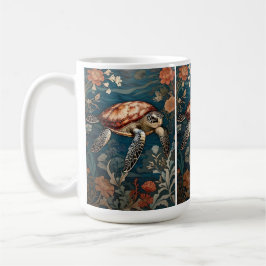 Schöne Unterwasserschildkröte Kaffeetasse