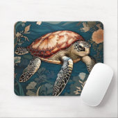 Schöne Unterwasserschildkröte Mousepad (Mit Mouse)