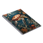 Schöne Unterwasserschildkröte Notizblock (Rechte Seite)