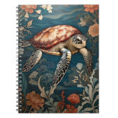 Schöne Unterwasserschildkröte Notizblock (Vorderseite)