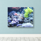 schöne Unterwasserwelt, buntes Meer Leinwanddruck (Insitu (Holzboden))