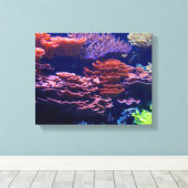 schöne Unterwasserwelt, Leben unter Meer Leinwanddruck (Insitu (Holzboden))