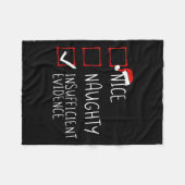 Schöne, unzulängliche Beweise Weihnachten Weihnach Fleecedecke (Vorderseite (Horizontal))