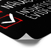 Schöne, unzulängliche Beweise Weihnachten Weihnach Poster (Ecke)