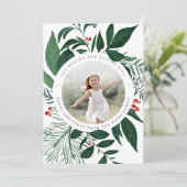 Schöne Urlaubskarte | Wald Feiertagskarte (Stehend Vorderseite)