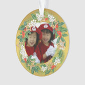 Schöne Urlaubssaison auf dem Foto Goldmedaille Ornament (Vorderseite)