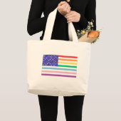 Schöne USA-Flagge große Tote-Bag Jumbo Stoffbeutel (Vorderseite (Produkt))