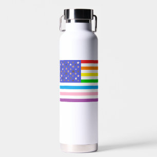 Schöne USA-Flagge Trinkflasche