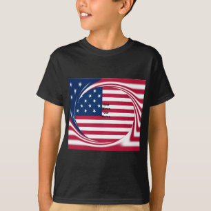 Schöne USA Flaggen Gott segne Unsere Zuhause T-Shirt