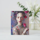 Schöne Valentine Goddess Postcard Postkarte (Stehend Vorderseite)