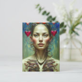 Schöne Valentine Goddess Postcard Postkarte (Stehend Vorderseite)