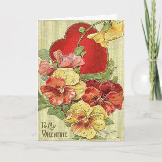 Schöne Valentinstag-Karte Feiertagskarte (Vorderseite)