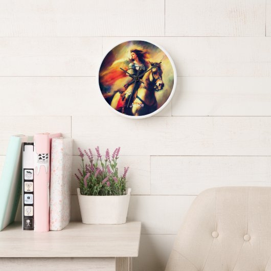 Schöne Valkyrie am Horseback Uhr (Lesesaal)