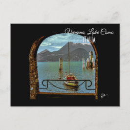 Schöne Varenna Italien Bootfotografie Postkarte