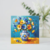 Schöne Vase der Blume Leere (Stehend Vorderseite)