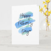 Schöne Vaterfarbkarte Karte (Gelbe Blume)