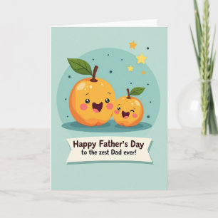 Schöne Vatertag Zitrus Karte
