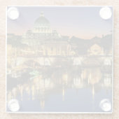 Schöne Vatikanstadt Rom Italien Glasuntersetzer (Rückseite)