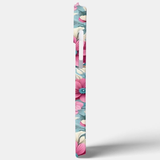 Schöne Vector Blume Nahtloses Muster Case-Mate iPhone Hülle (Rückseite / Links)