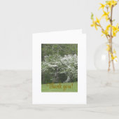 Schöne Vegetation Danke Karte. Karte (Gelbe Blume)