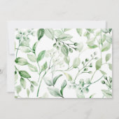 Schöne Vegetation und der Segen der Mutter. Einladung (Rückseite)