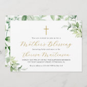 Schöne Vegetation und der Segen der Mutter. Einladung (Vorne/Hinten)