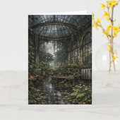 Schöne Verfall Orangerie Gewächshaus Karte (Gelbe Blume)