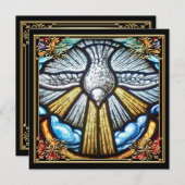 Schöne verglaste Schaufensterpuppen Einladung (Vorne/Hinten)