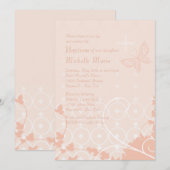 Schöne vertikale Einladung am Tag (Vorne/Hinten)