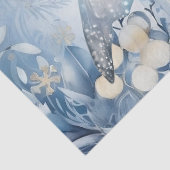 Schöne verzauberte hellblaue Weihnachtsfee Seidenpapier (Detail)