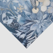 Schöne verzauberte Light Blue Christmas Fairy Seidenpapier (Detail)