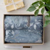 Schöne verzauberte Light Blue Christmas Fairy Seidenpapier (Geschenk)