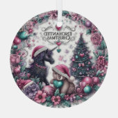 Schöne verzauberte Weihnachtsschmuck (Rückseite)