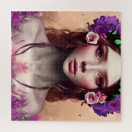 Schöne Verzauberung Fantasy AI Art Puzzle (Horizontal)