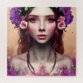 Schöne Verzauberung Fantasy AI Art Puzzle (Vertikal)