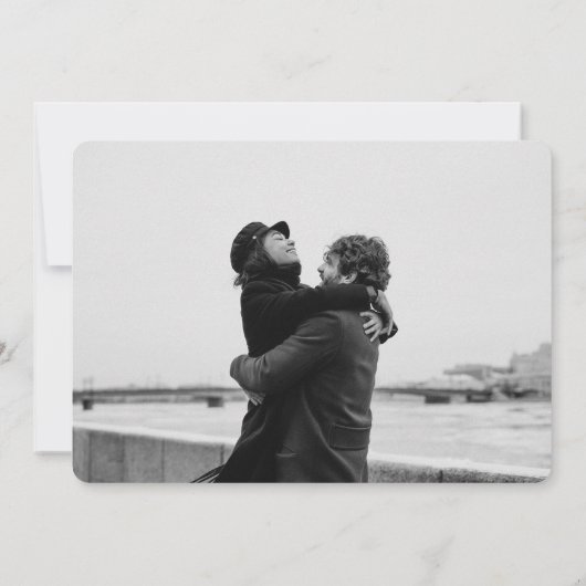 Schöne Verzierte Papel Picado Foto Grüne Hochzeit Save The Date (Rückseite)