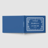 Schöne Verzierte Papel Picado Hochzeit Gästebuch (Voll)