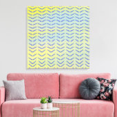 schöne, vielfarbige Designkunst Leinwanddruck (Insitu (Wohnzimmer))