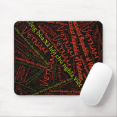Schöne Vietnam Flag Farben Patriotic Mousepad (Mit Mouse)