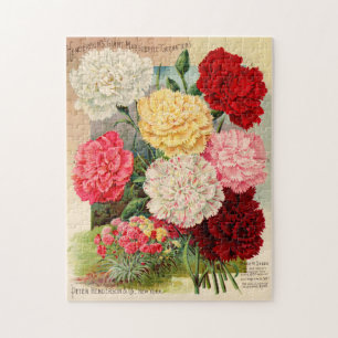 Schöne Viktorianische Blumensorten Puzzle